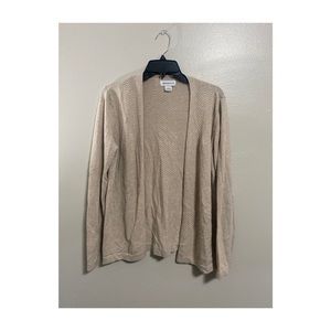 Liz Claiborne Cream Cardigan